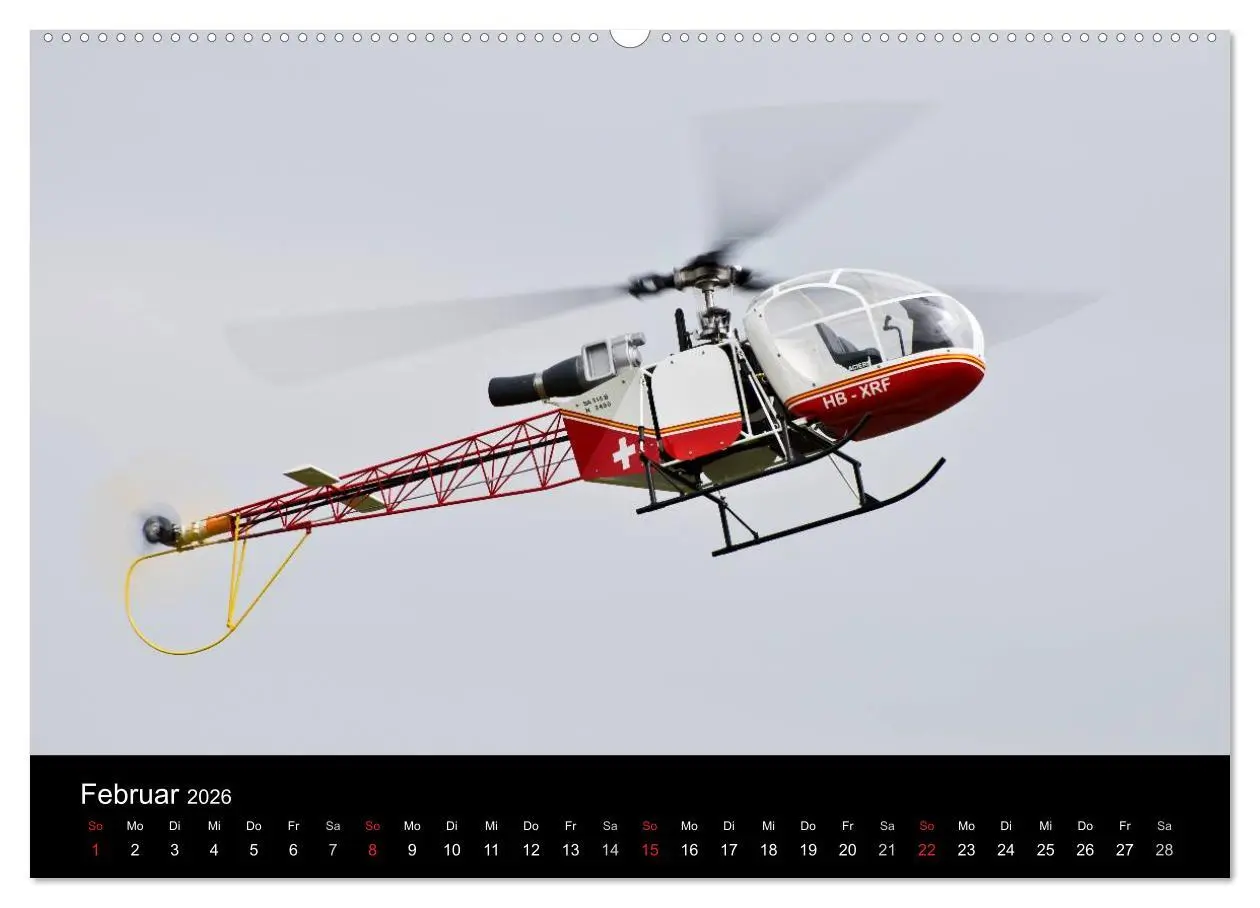 Bild: 9783516191653 | Modellhubschrauber (hochwertiger Premium Wandkalender 2026 DIN A2...