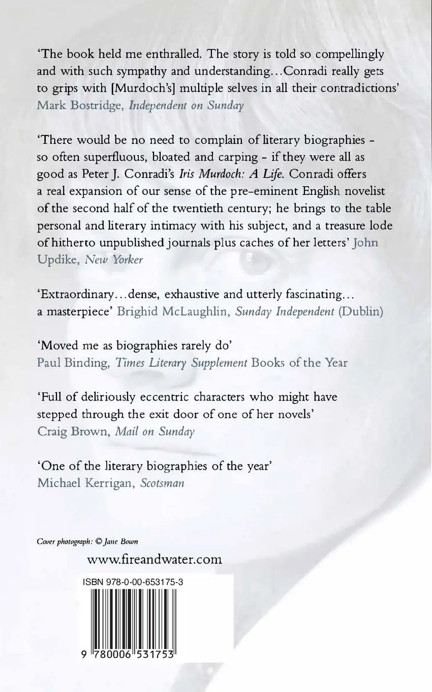 Rückseite: 9780006531753 | Iris Murdoch: A Life | The Authorized Biography | Peter J. Conradi