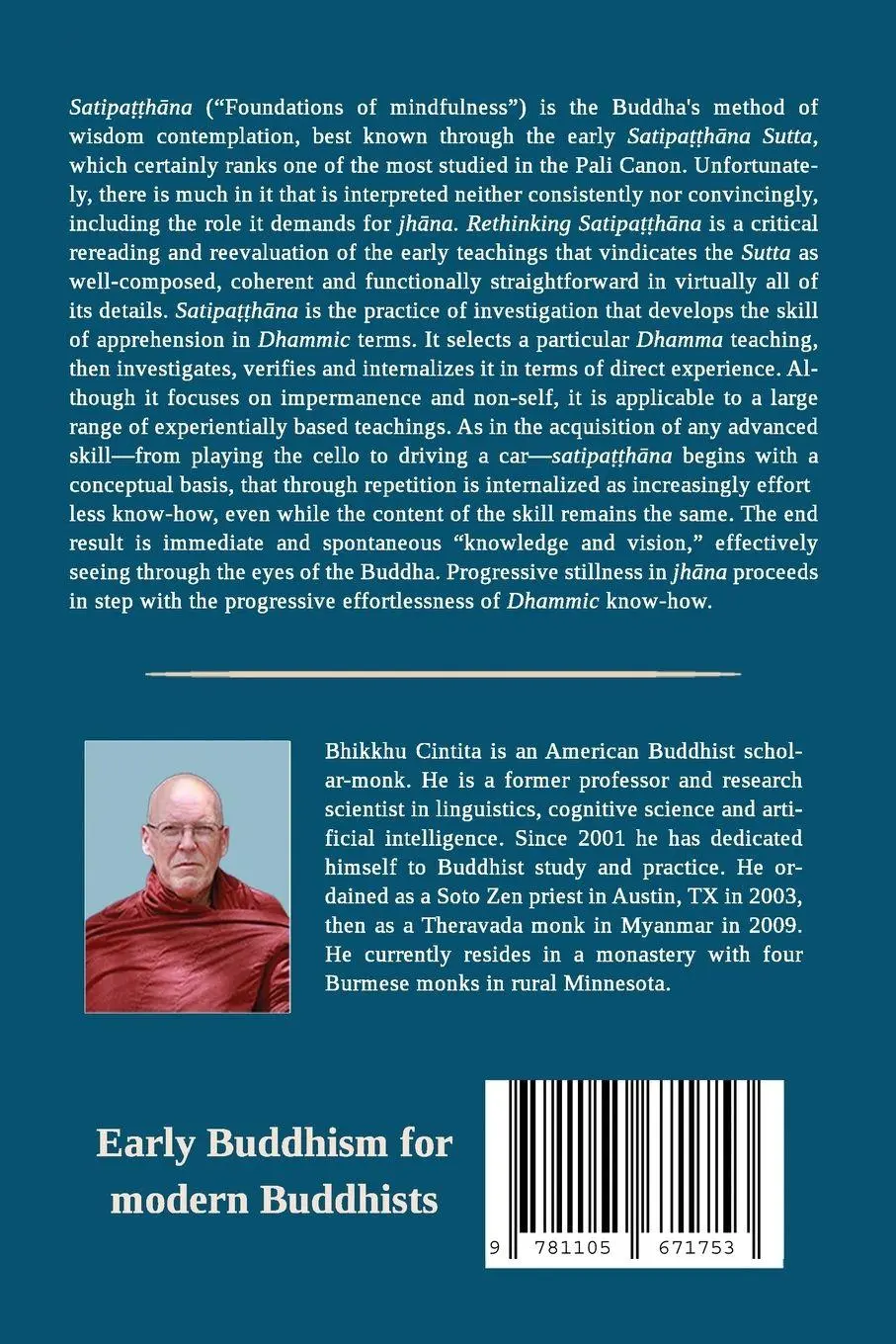 Rückseite: 9781105671753 | Rethinking Satipatthana | Bhikkhu Cintita | Taschenbuch | Englisch