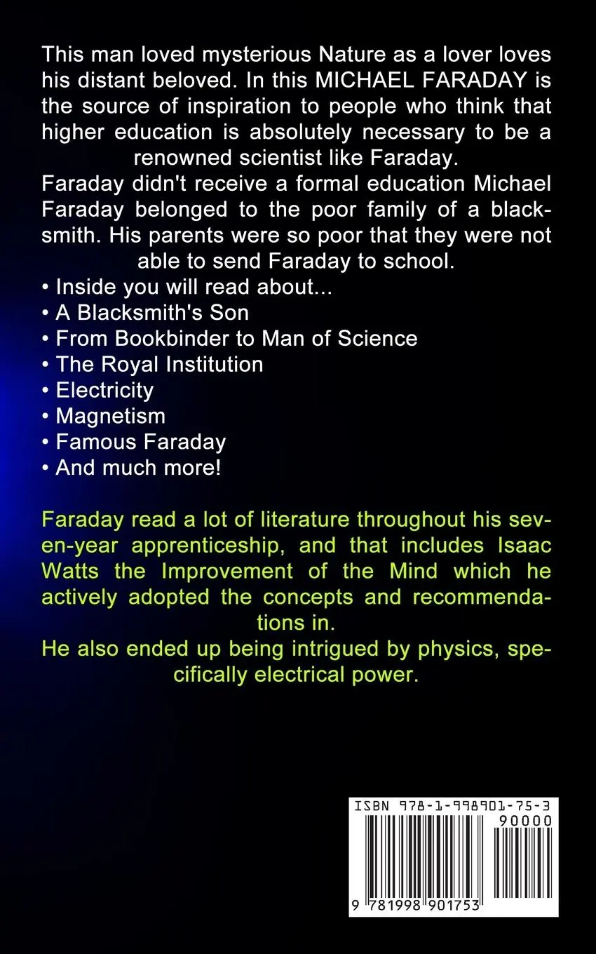 Rückseite: 9781998901753 | Michael Faraday | Frank Snyder | Taschenbuch | Englisch | 2023