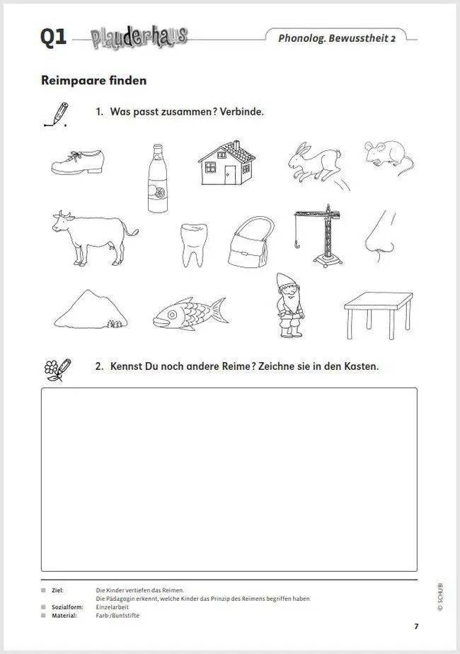 Bild: 9783039761753 | Plauderhaus | Übungen zum Sprachlehrgang für den Kindergarten | Buch