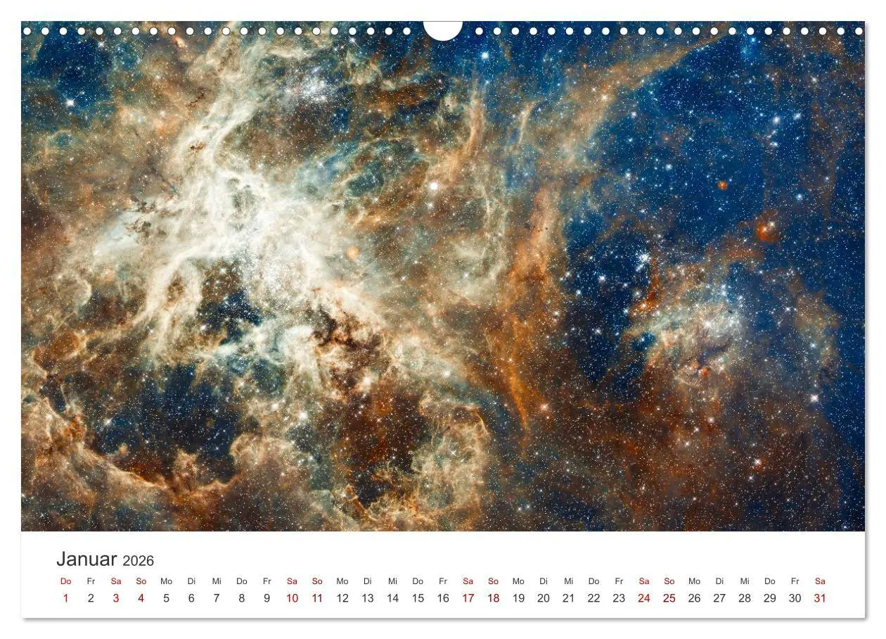 Bild: 9783457541753 | Nebel &amp; Galaxien - Faszination Weltraum (Wandkalender 2026 DIN A3...