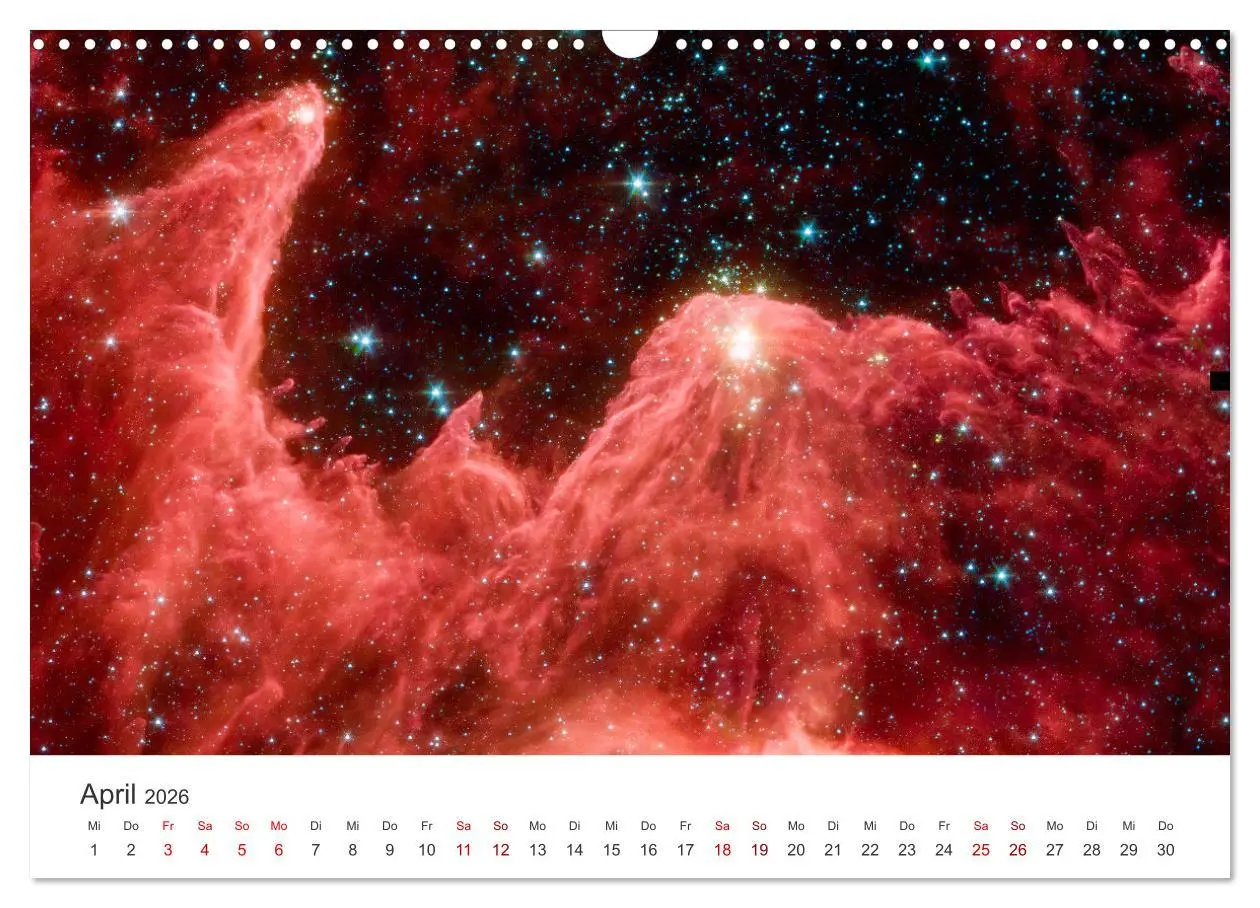 Bild: 9783457541753 | Nebel &amp; Galaxien - Faszination Weltraum (Wandkalender 2026 DIN A3...