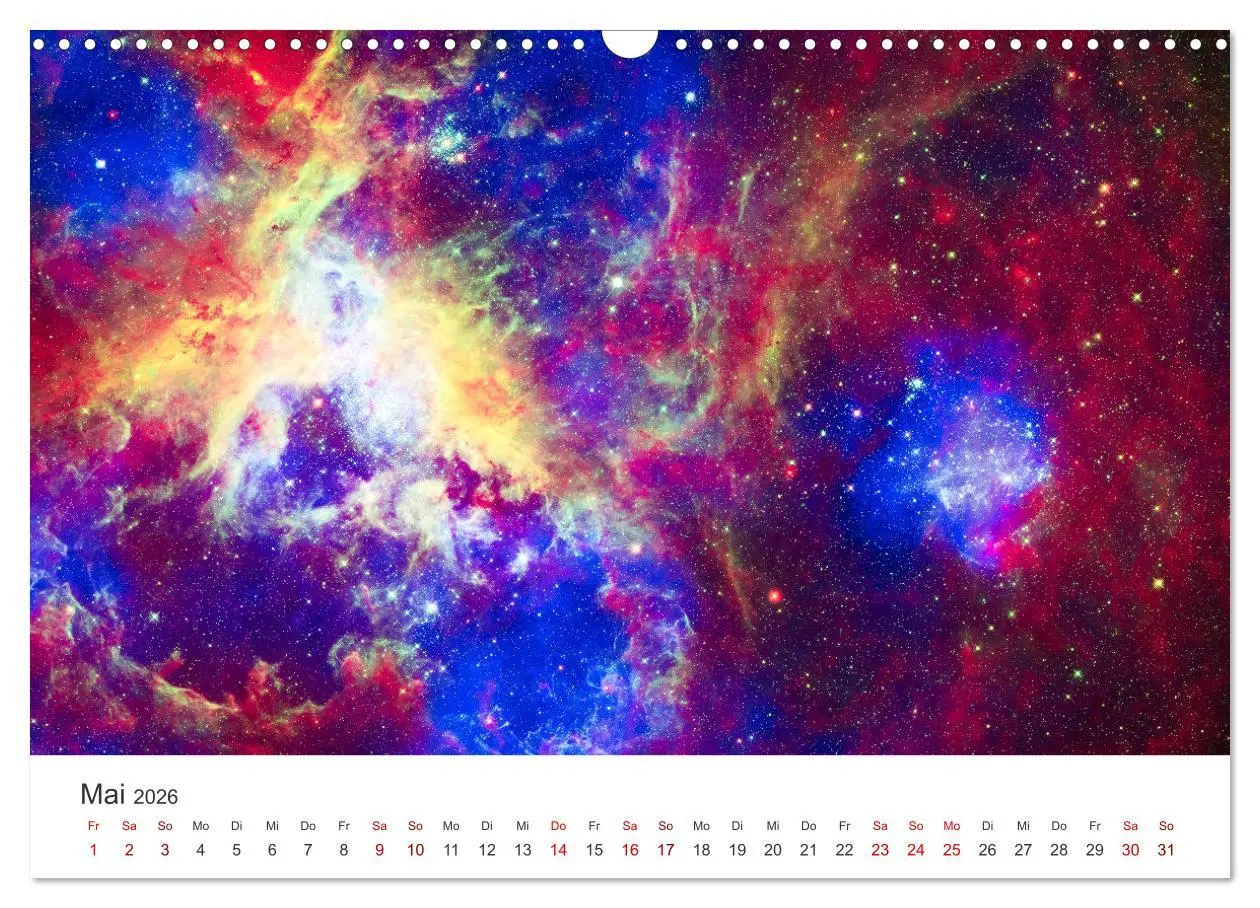 Bild: 9783457541753 | Nebel &amp; Galaxien - Faszination Weltraum (Wandkalender 2026 DIN A3...