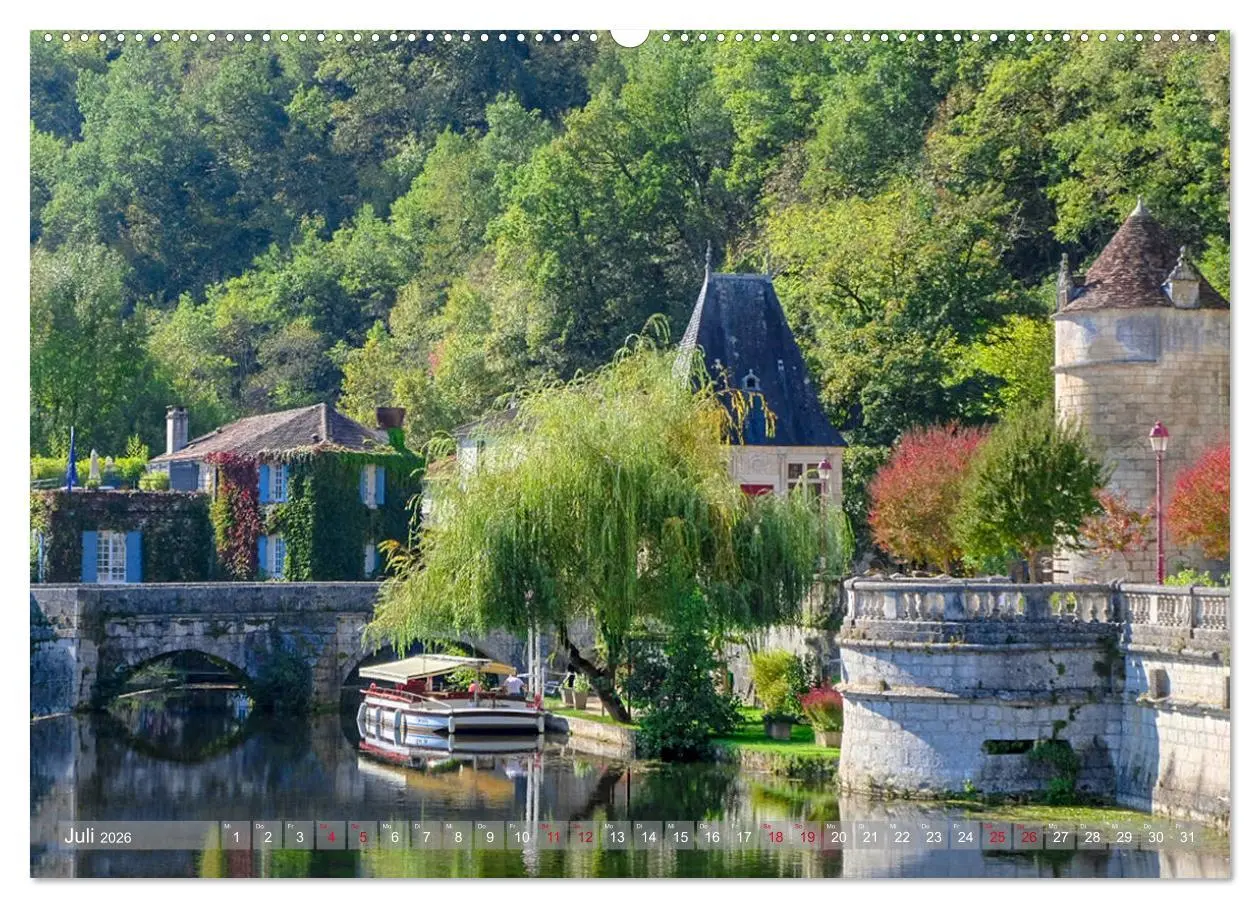 Bild: 9783457781753 | Dordogne Mon Amour (Wandkalender 2026 DIN A2 quer), CALVENDO...