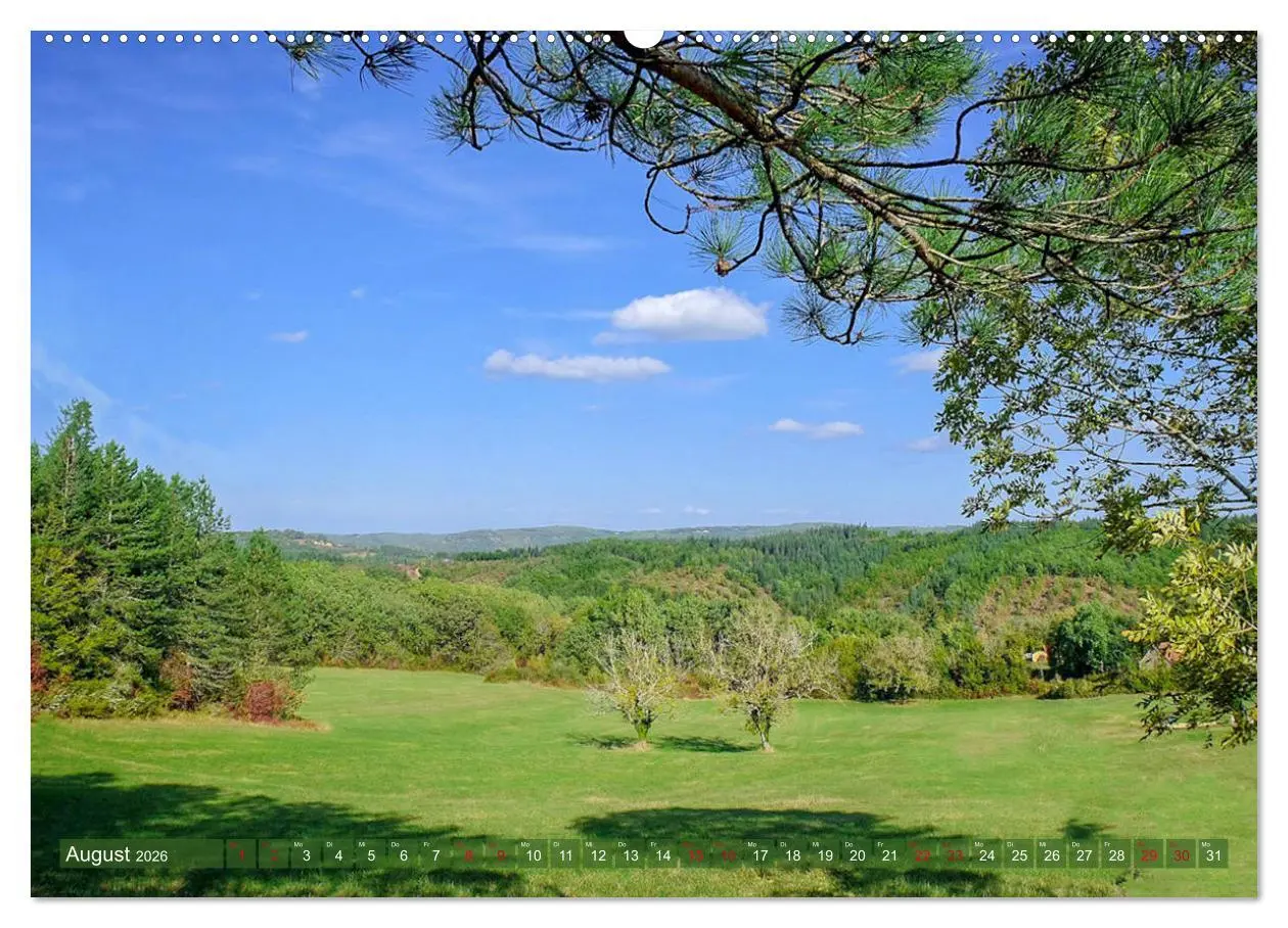 Bild: 9783457781753 | Dordogne Mon Amour (Wandkalender 2026 DIN A2 quer), CALVENDO...