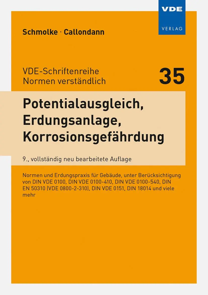 Bild: 9783800761753 | Potentialausgleich, Erdungsanlage, Korrosionsgefährdung | Taschenbuch