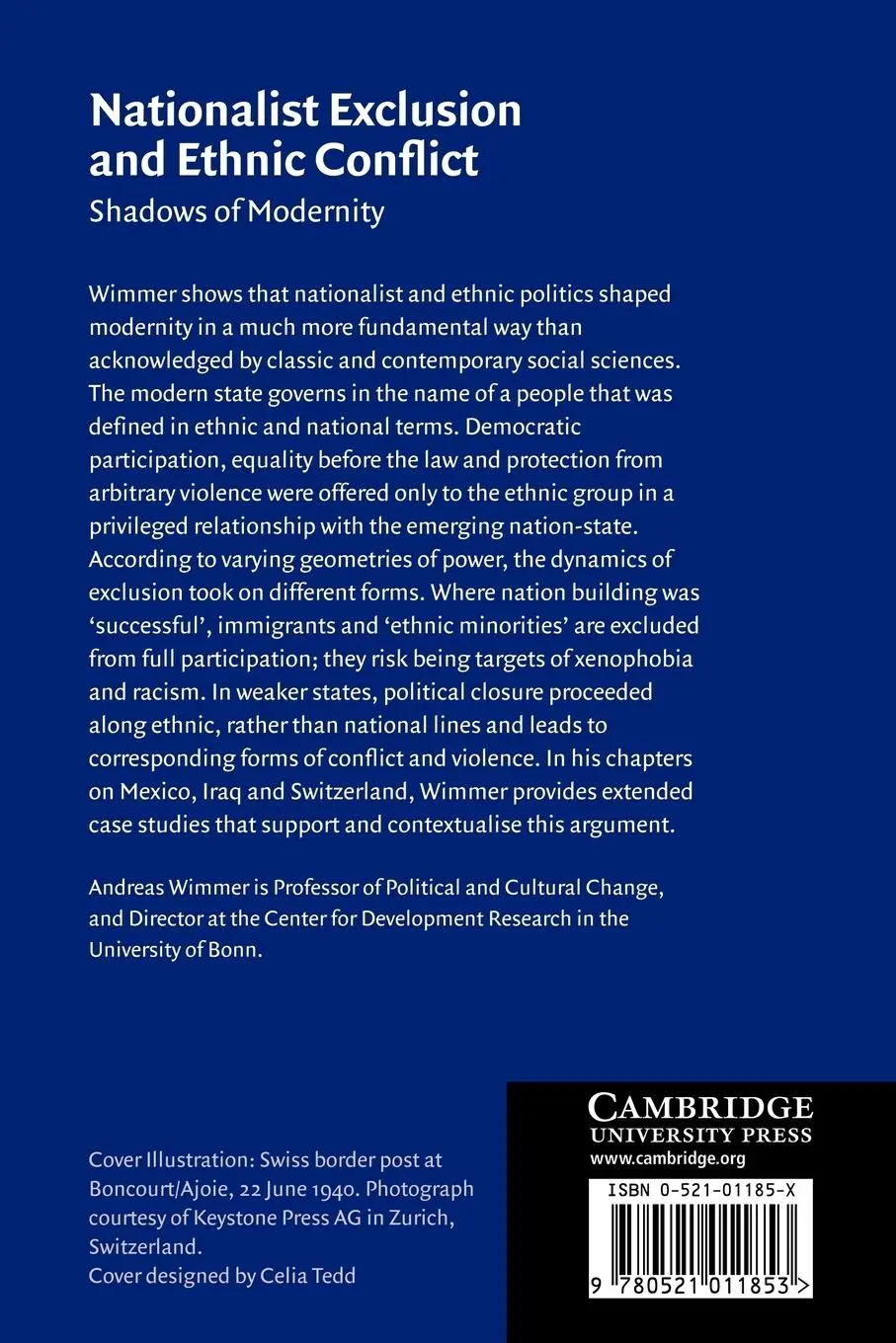 Rückseite: 9780521011853 | Nationalist Exclusion and Ethnic Conflict | Shadows of Modernity