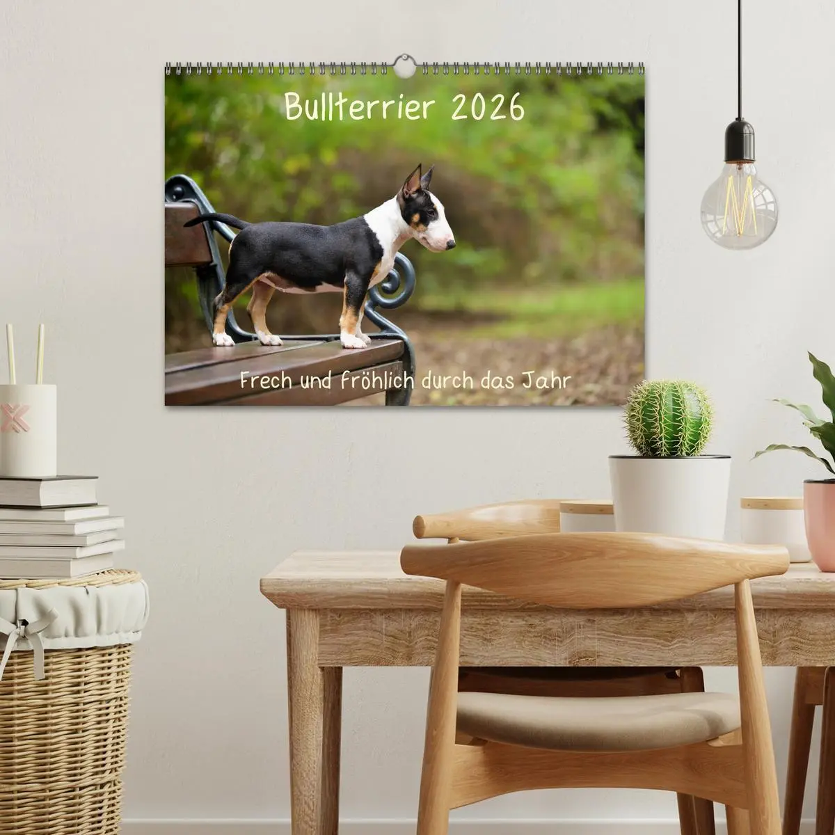Bild: 9783457841853 | Bullterrier 2026 Frech und fröhlich durch das Jahr (Wandkalender...