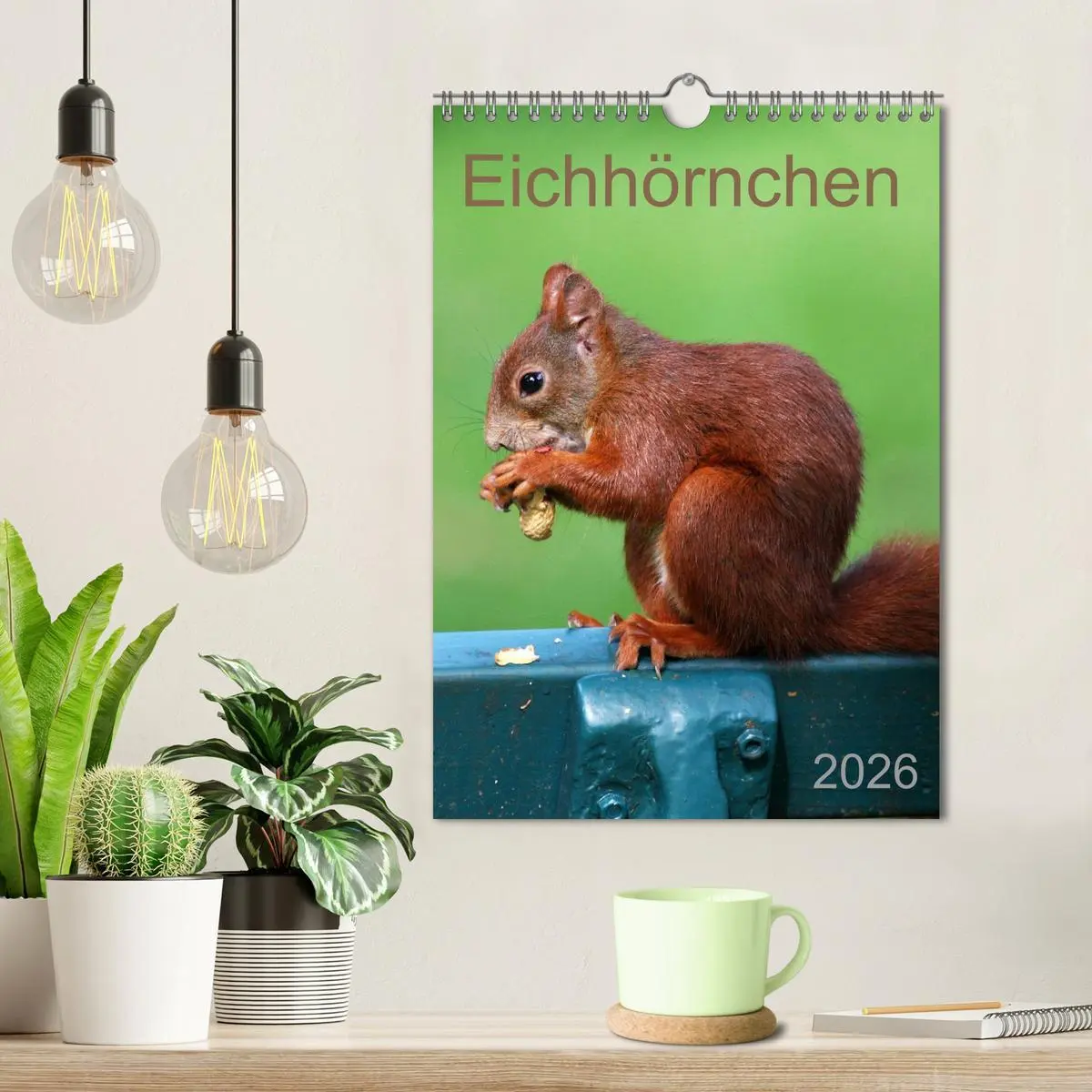 Bild: 9783516481853 | Eichhörnchen (Wandkalender 2026 DIN A4 hoch), CALVENDO Monatskalender