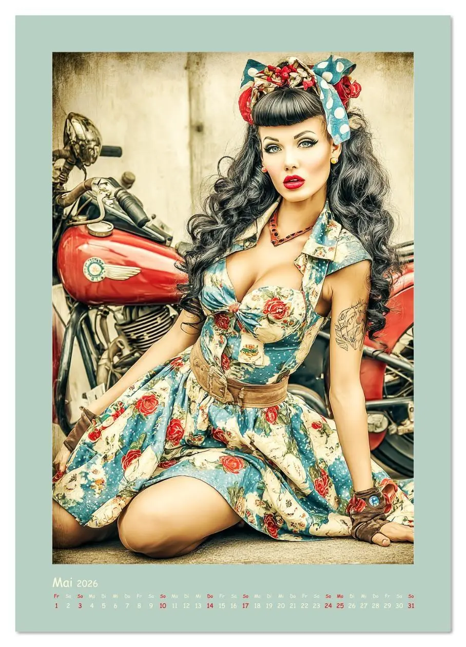 Bild: 9783516621853 | Flair der 50er Jahre. Girls im nostalgischen Pin-up-Stil...