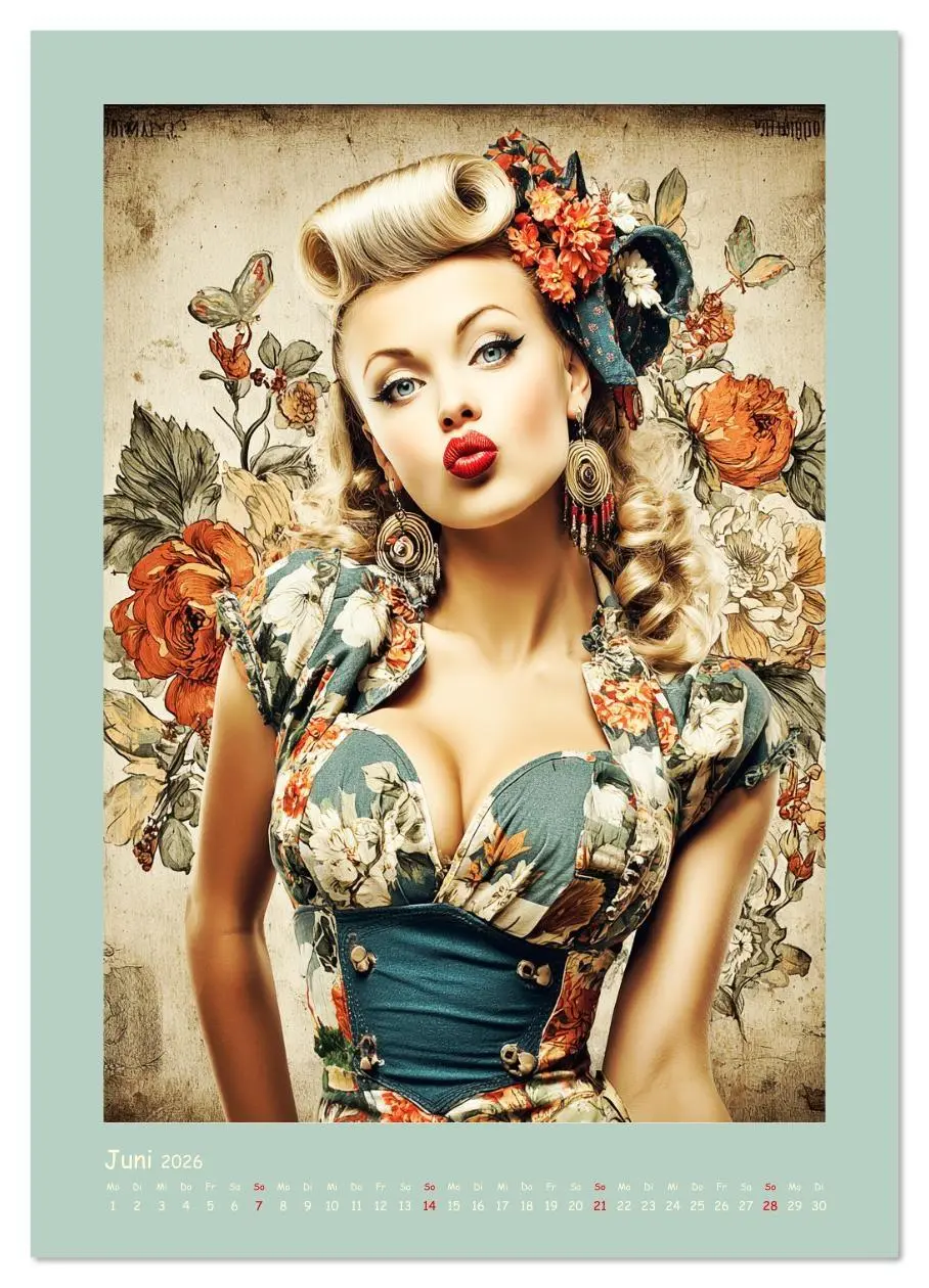 Bild: 9783516621853 | Flair der 50er Jahre. Girls im nostalgischen Pin-up-Stil...