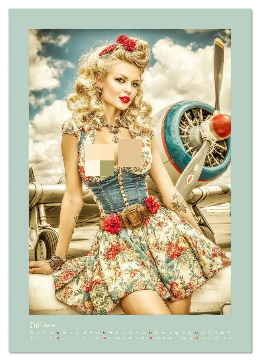 Bild: 9783516621853 | Flair der 50er Jahre. Girls im nostalgischen Pin-up-Stil...