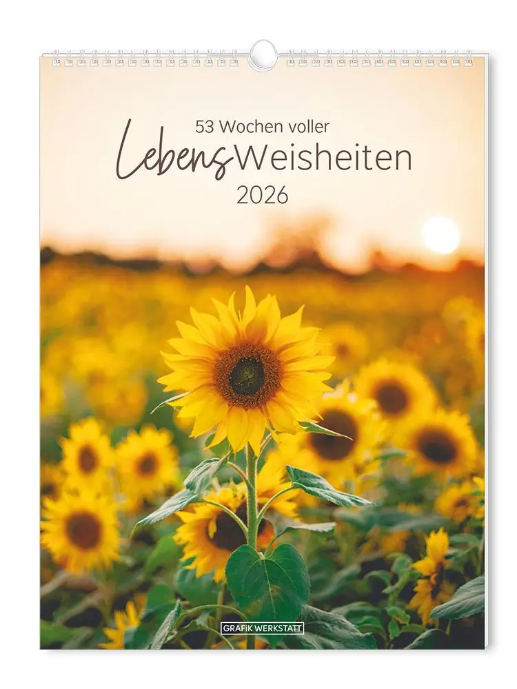 Cover: 9783986361853 | Wochenkalender 2026 LebensWeisheiten | Wochenkalender groß | Original