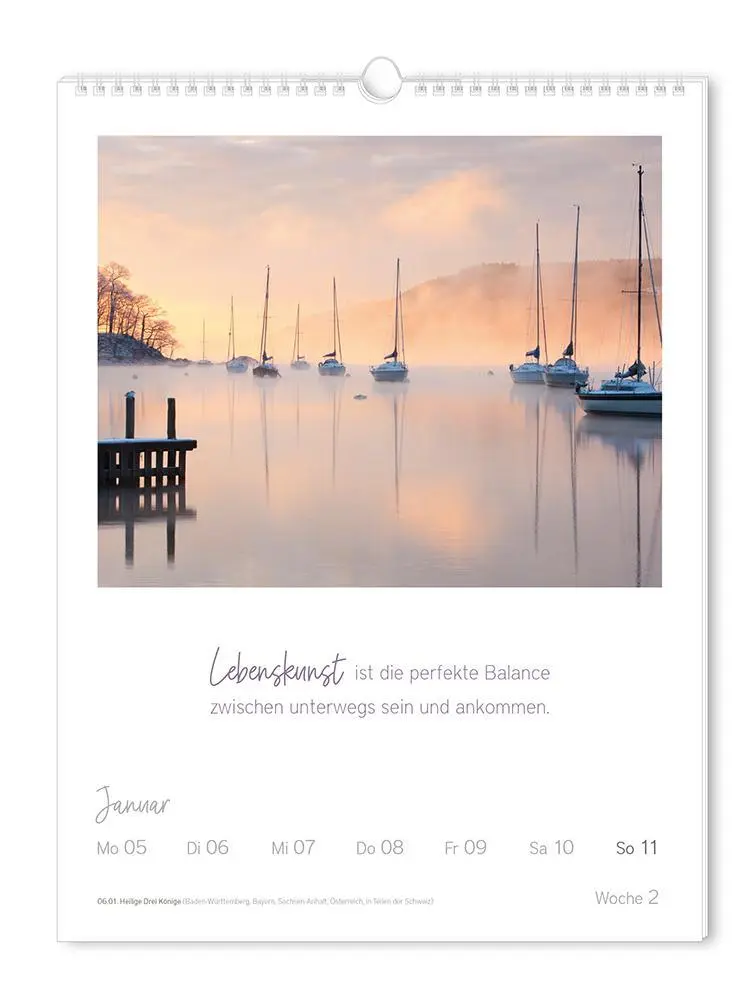 Bild: 9783986361853 | Wochenkalender 2026 LebensWeisheiten | Wochenkalender groß | Original
