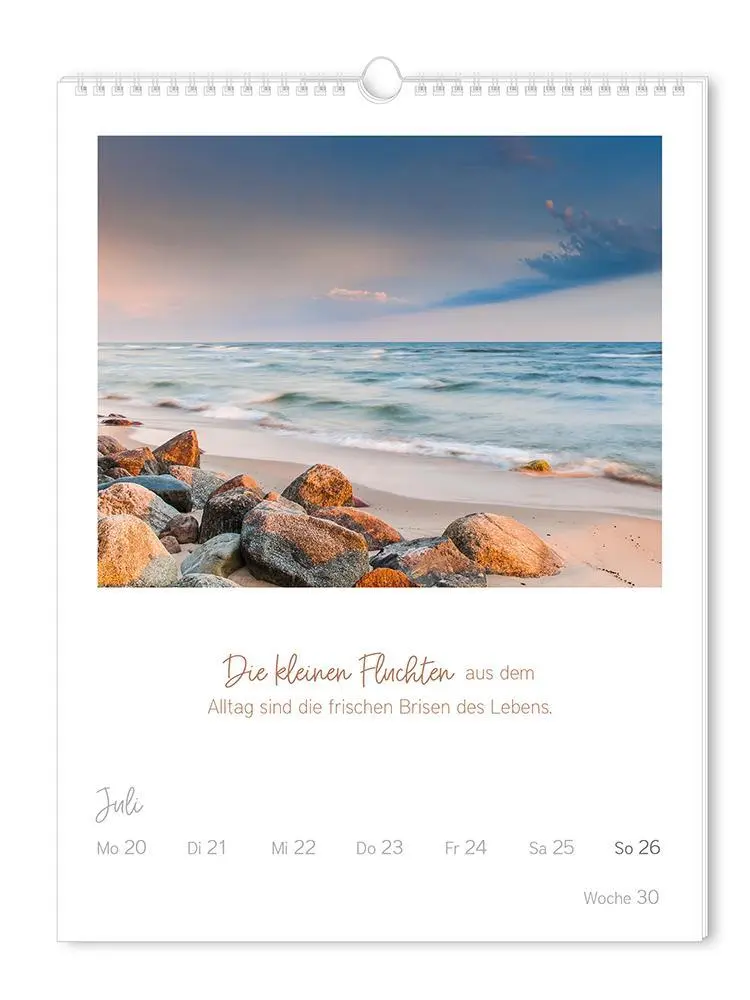 Bild: 9783986361853 | Wochenkalender 2026 LebensWeisheiten | Wochenkalender groß | Original