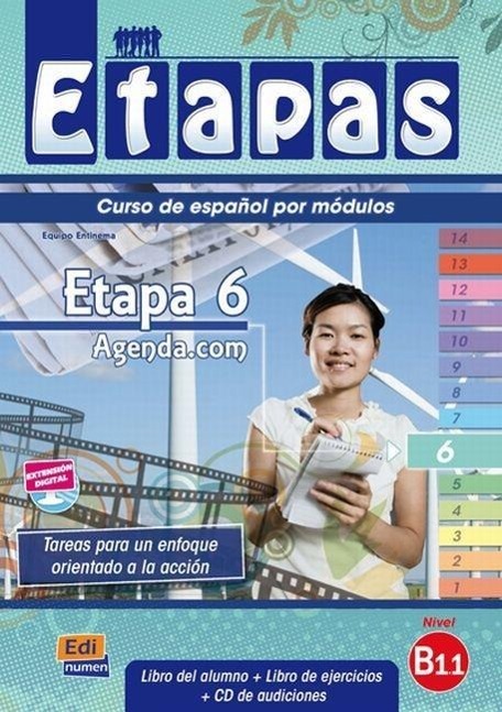 Etapas Level 6 Agenda.com - Libro del Alumno/Ejercicios + CD | Sonia Eusebio Hermira (u. a.) | Buch | Etapas | 80 S. | Spanisch | 2014 | EDINUMEN | EAN 9788498481853 - Eusebio Hermira, Sonia