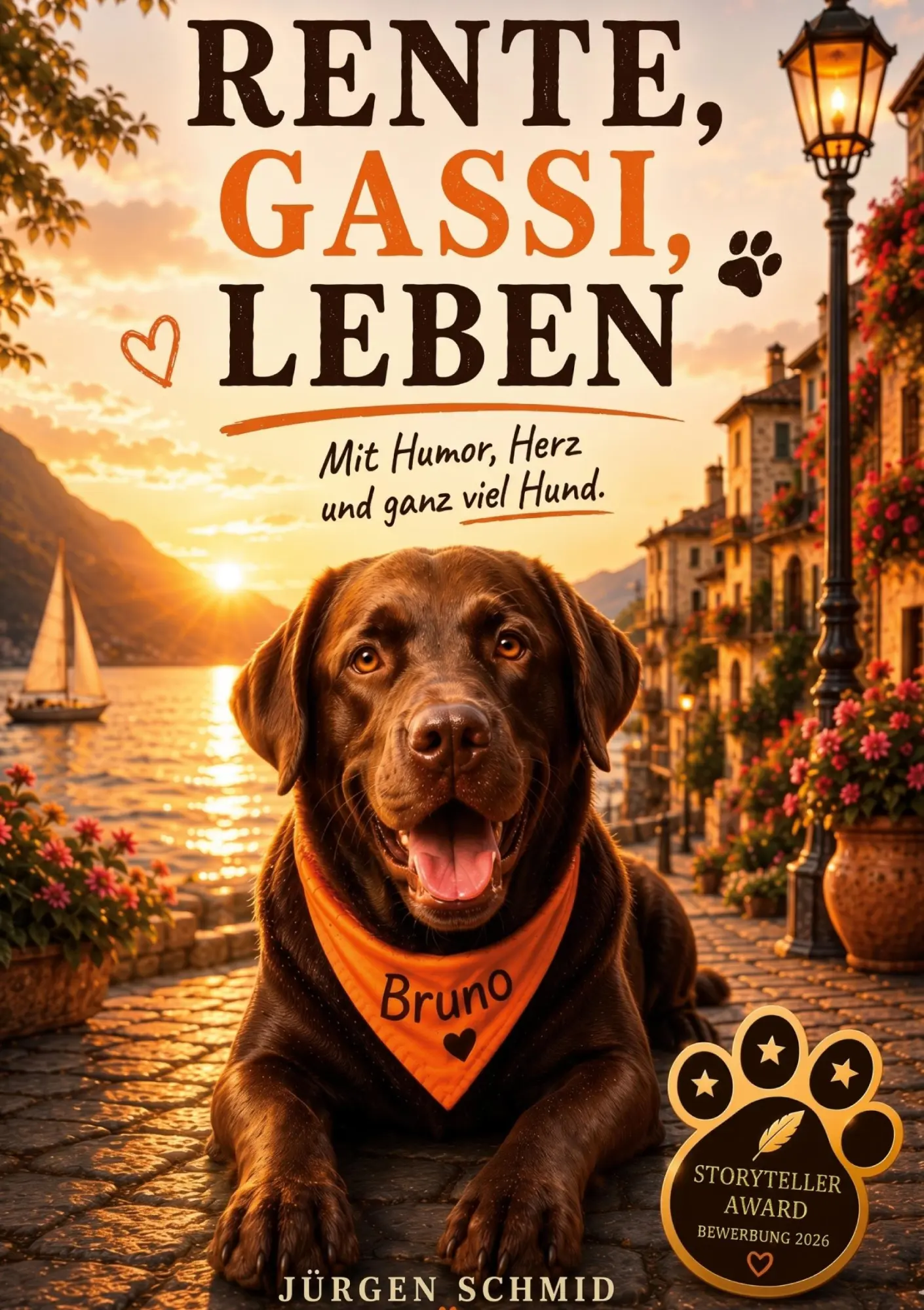 Cover: 9783696351953 | Rente, Gassi, Leben | Mit Humor, Herz und ganz viel Hund | Schmid