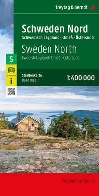 Cover: 9783707921953 | Schweden Nord, Straßenkarte 1:400.000, freytag &amp; berndt | Berndt
