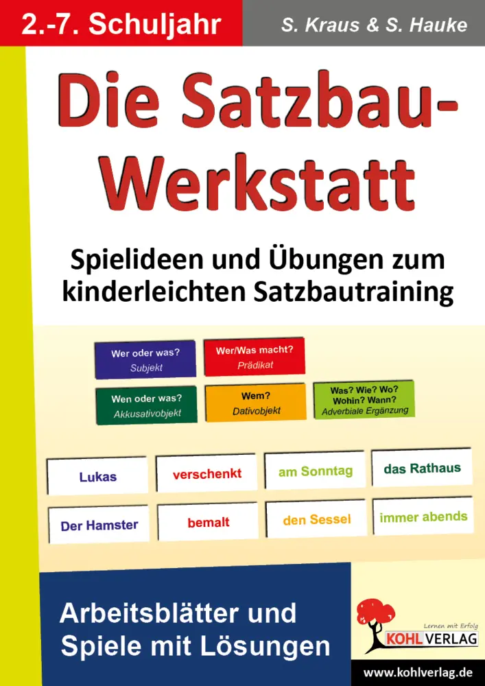 Cover: 9783866321953 | Die Satzbau-Werkstatt | Stefanie Kraus (u. a.) | Taschenbuch | Deutsch
