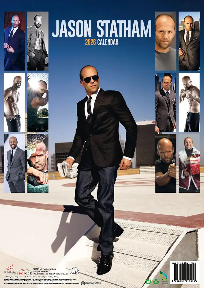 Bild: 9798893611953 | Jason Statham Kalender 2026 | Kalender | 14 S. | Deutsch | 2026