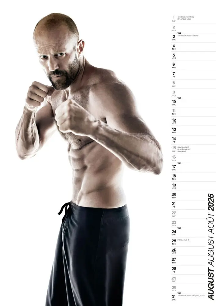 Bild: 9798893611953 | Jason Statham Kalender 2026 | Kalender | 14 S. | Deutsch | 2026