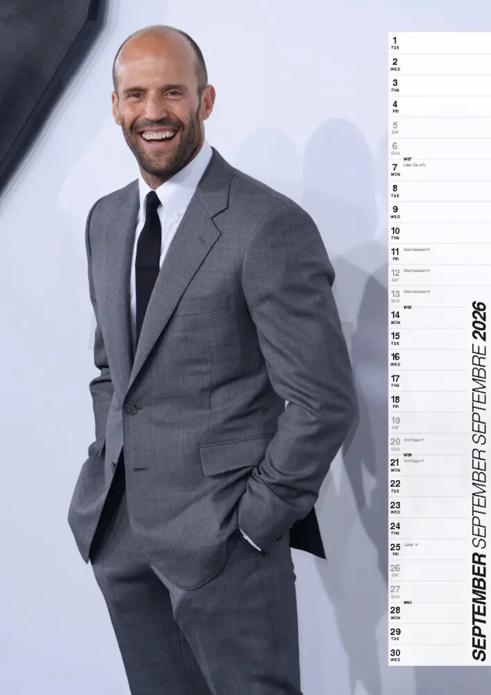 Bild: 9798893611953 | Jason Statham Kalender 2026 | Kalender | 14 S. | Deutsch | 2026