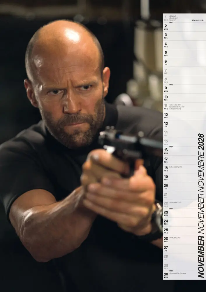 Bild: 9798893611953 | Jason Statham Kalender 2026 | Kalender | 14 S. | Deutsch | 2026