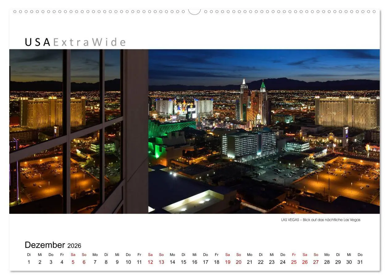 Bild: 9783457272053 | Impressionen aus LAS VEGAS (Wandkalender 2026 DIN A2 quer),...