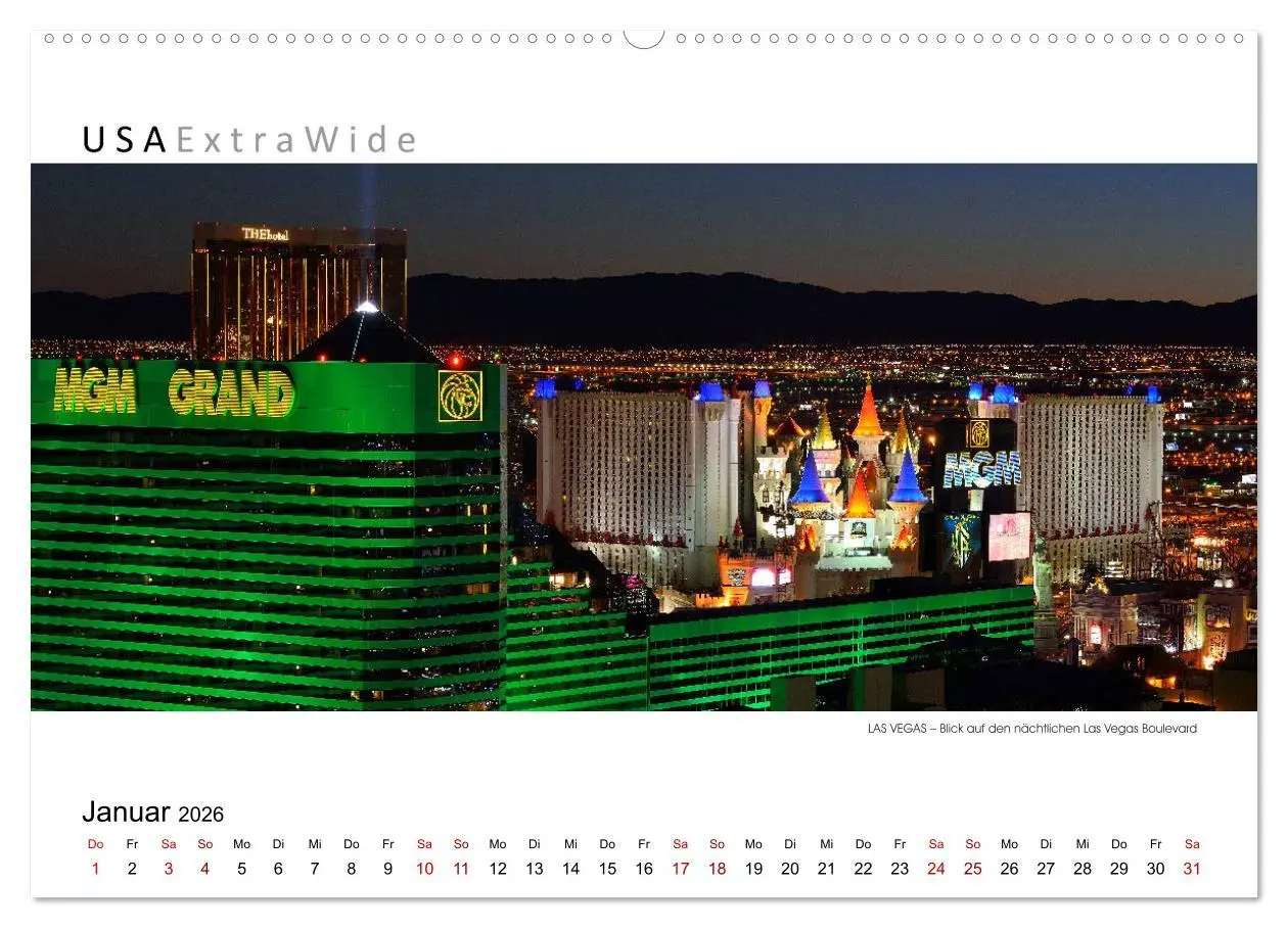Bild: 9783457272053 | Impressionen aus LAS VEGAS (Wandkalender 2026 DIN A2 quer),...