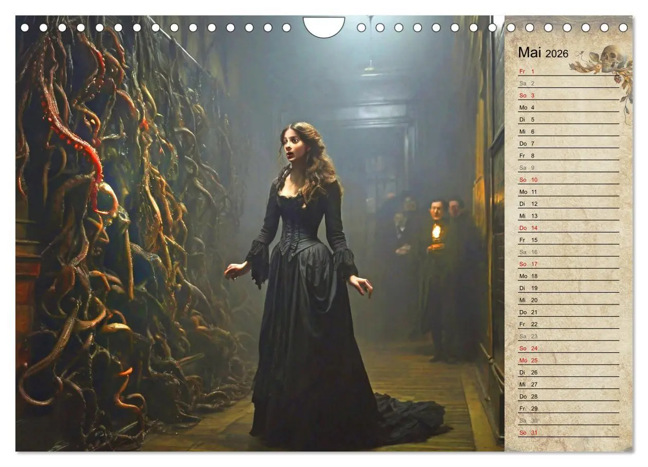 Bild: 9783457342053 | Viktorianische Schrecken (Wandkalender 2026 DIN A4 quer), CALVENDO...