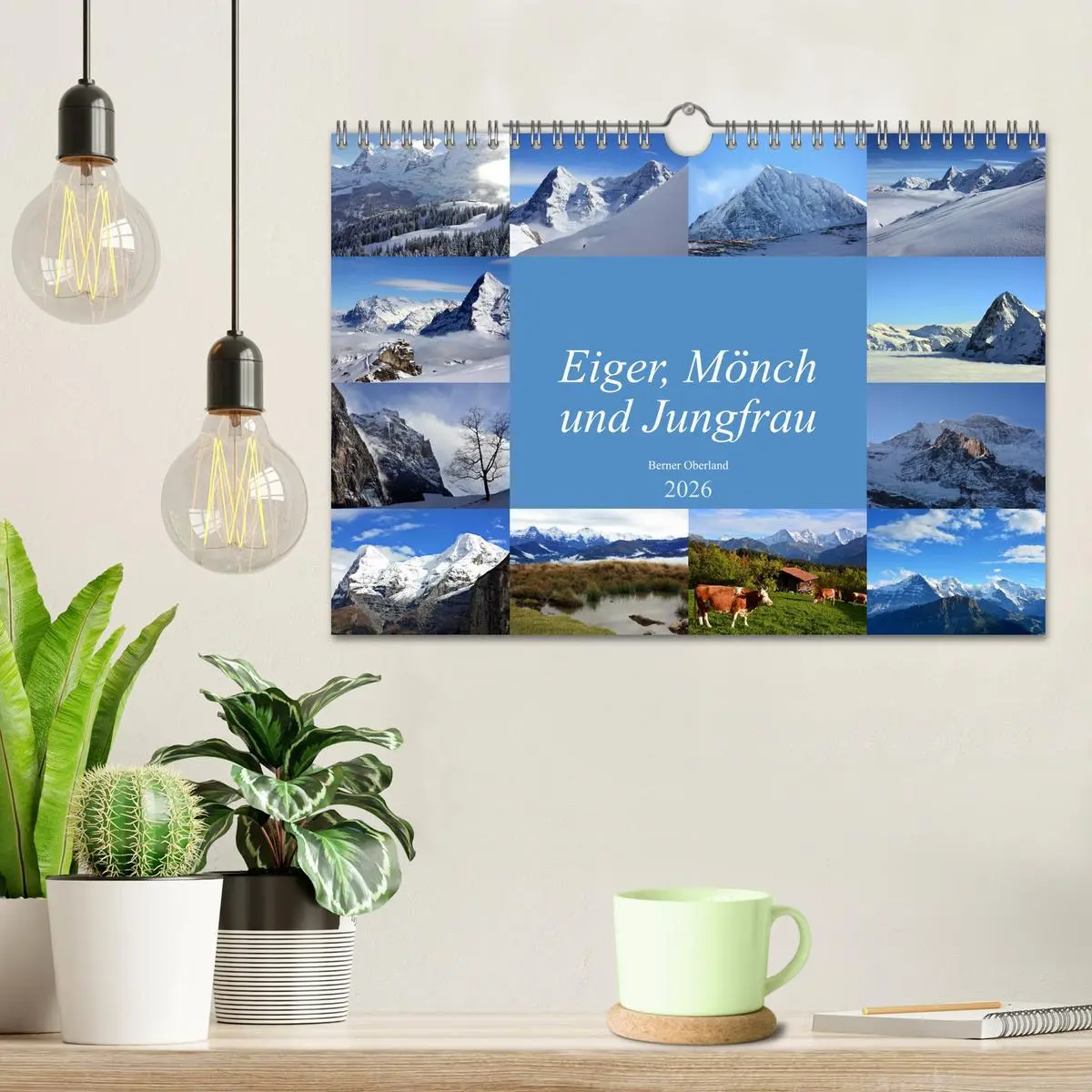 Bild: 9783457892053 | Eiger, Mönch und Jungfrau 2026 (Wandkalender 2026 DIN A4 quer),...