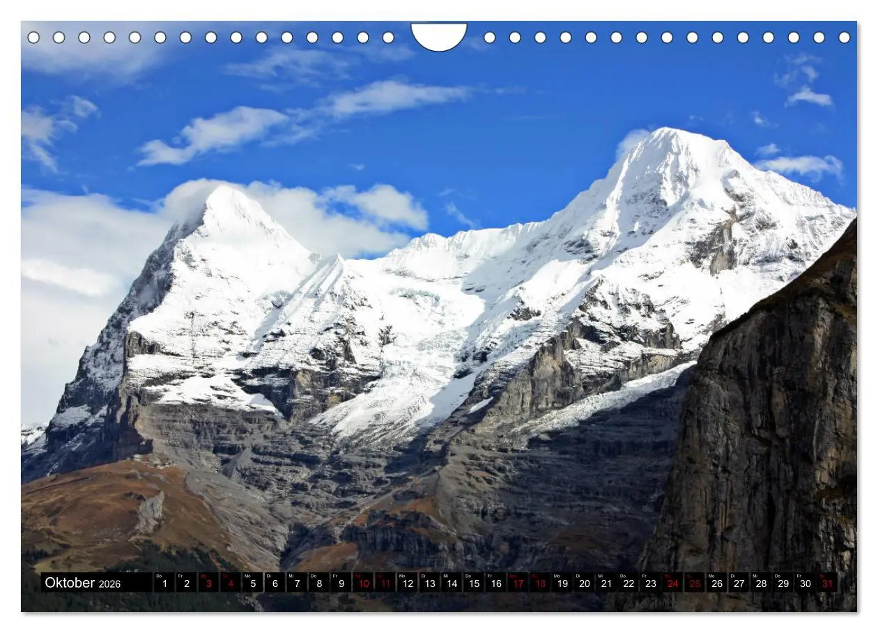 Bild: 9783457892053 | Eiger, Mönch und Jungfrau 2026 (Wandkalender 2026 DIN A4 quer),...