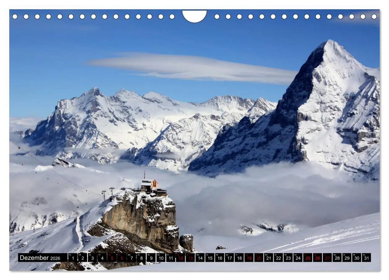 Bild: 9783457892053 | Eiger, Mönch und Jungfrau 2026 (Wandkalender 2026 DIN A4 quer),...