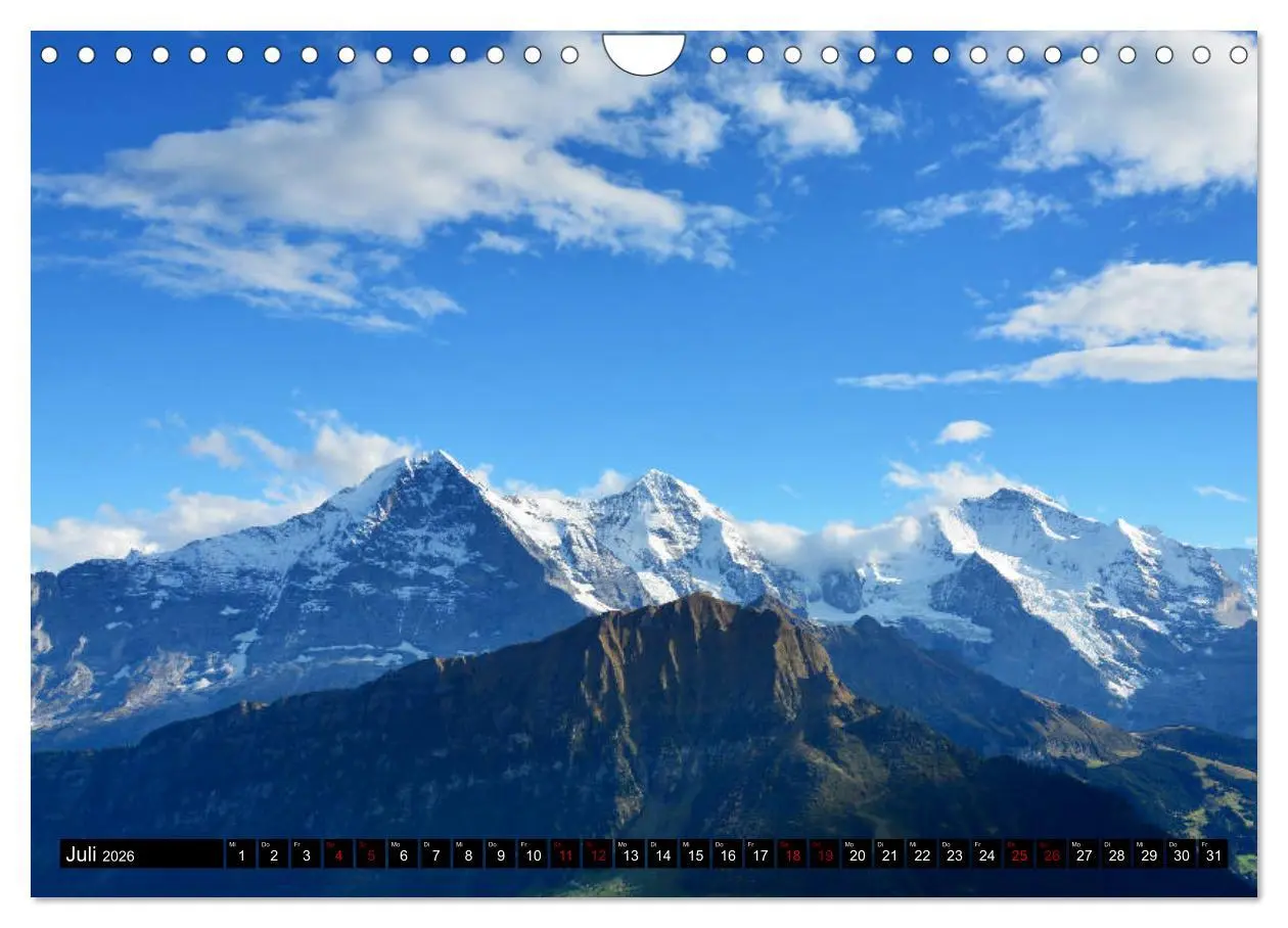 Bild: 9783457892053 | Eiger, Mönch und Jungfrau 2026 (Wandkalender 2026 DIN A4 quer),...