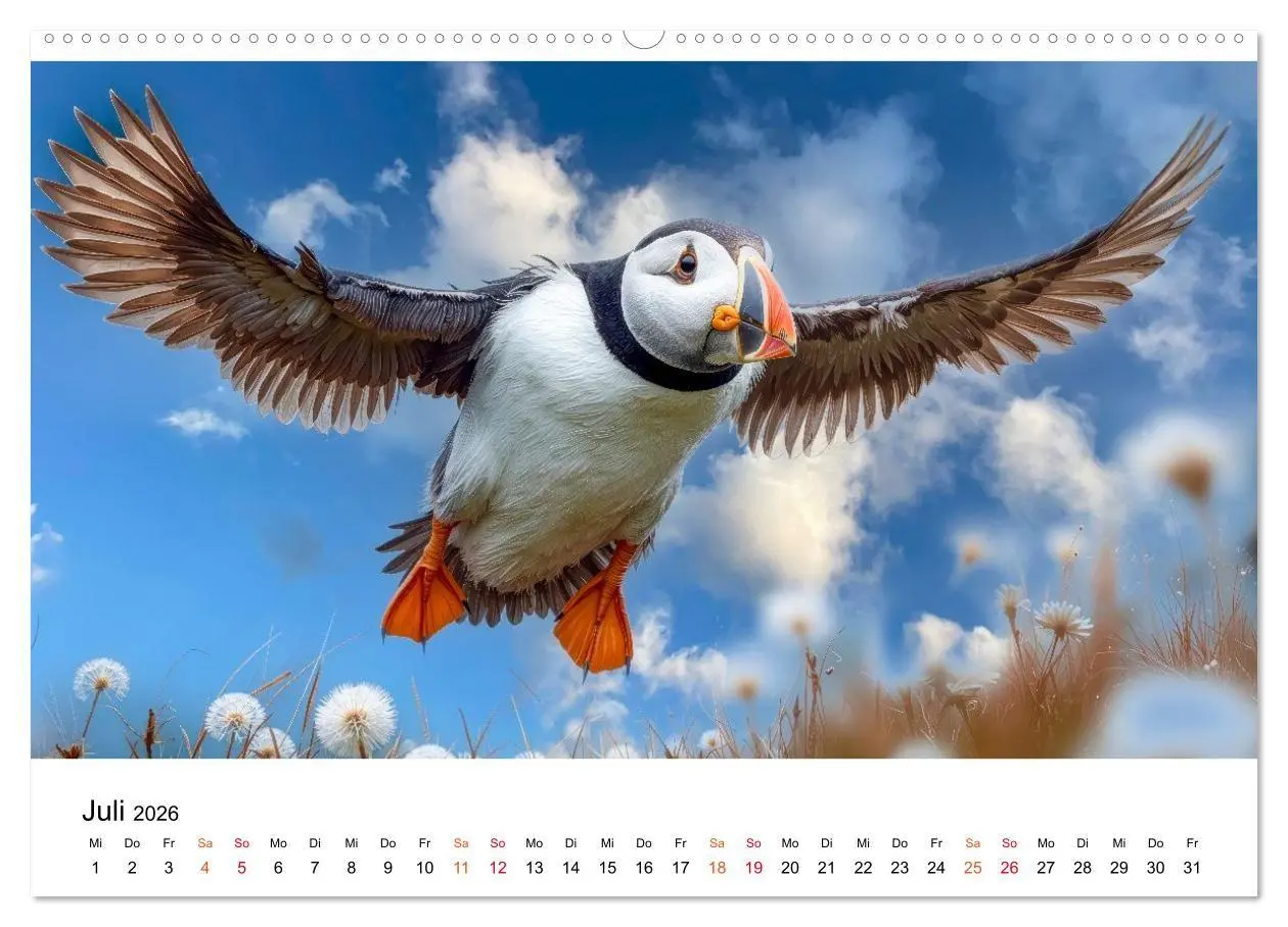 Bild: 9783516672053 | Papageitaucher - Freche Komiker auf Fels und Welle (Wandkalender...