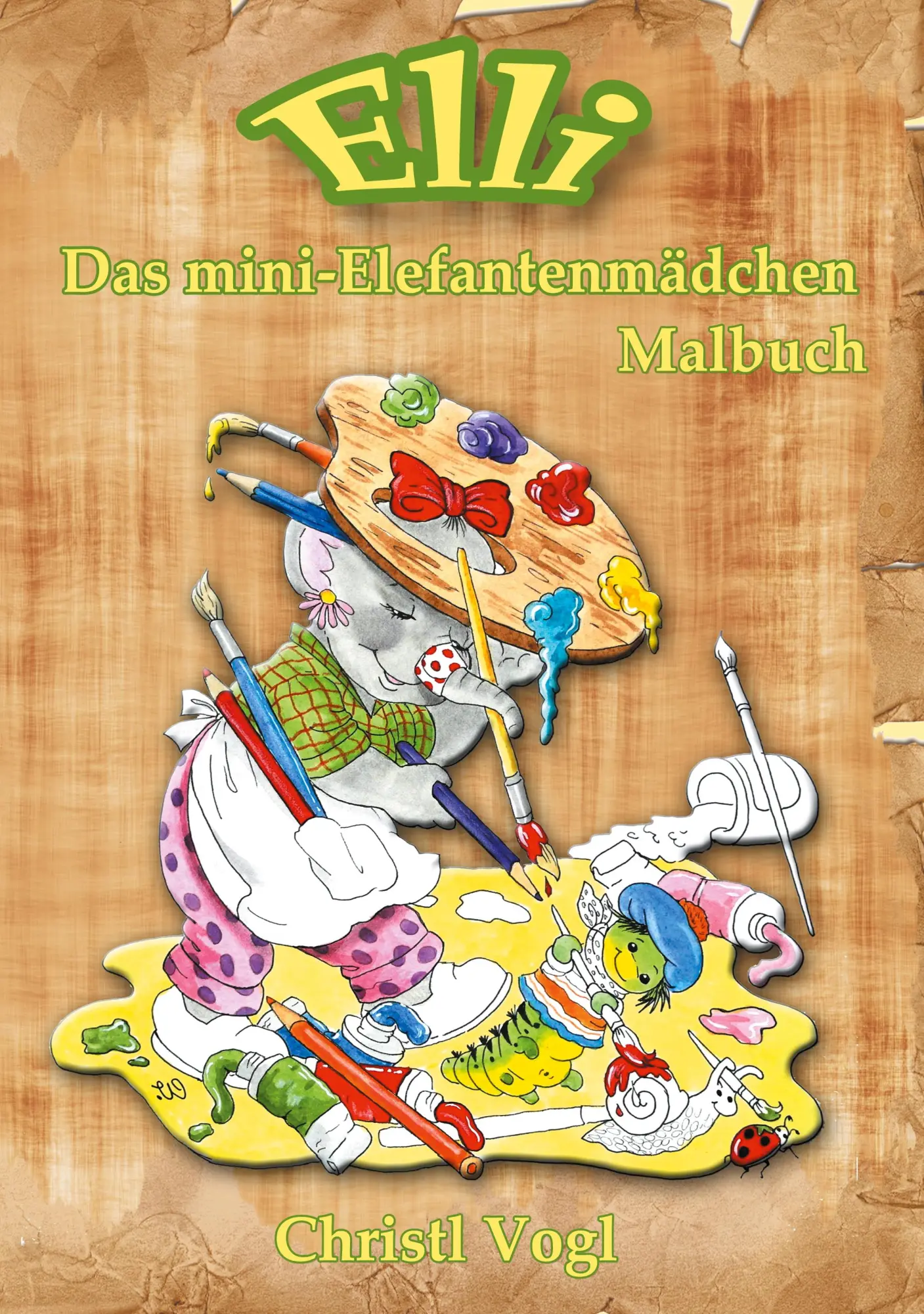 Cover: 9783753422053 | Elli, das mini-Elefantenmädchen | Malbuch | Christl Vogl | Taschenbuch