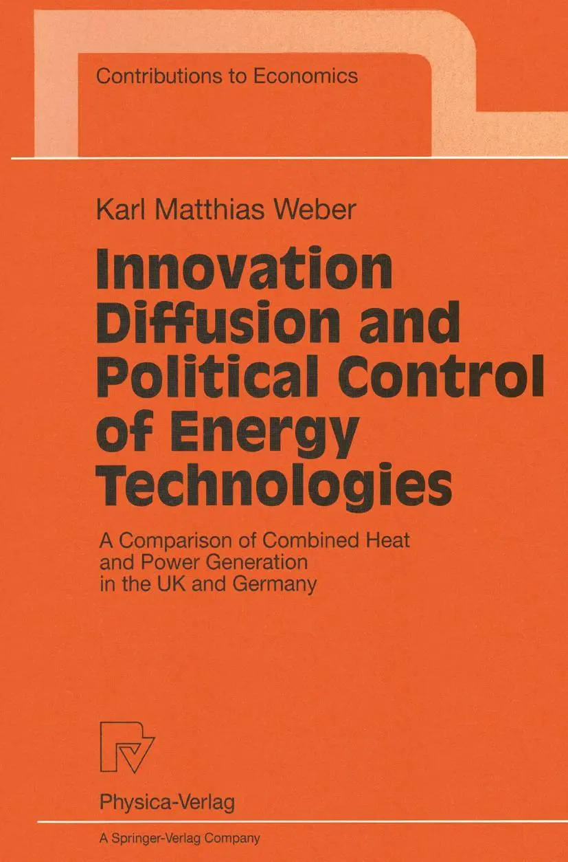 Cover: 9783790812053 | Innovation Diffusion and Political Control of Energy Technologies