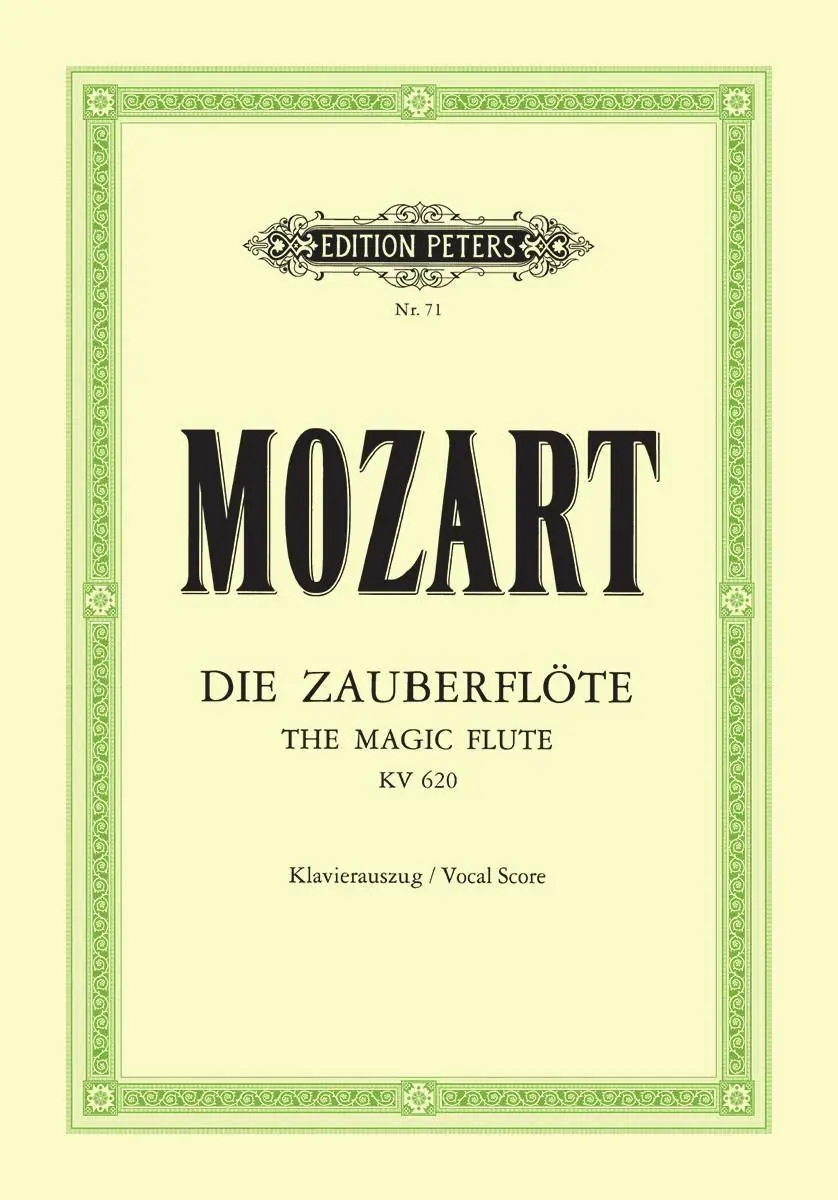 Cover: 9790014002053 | Die Zauberflöte KV 620 | Oper in zwei Aufzügen / Klavierauszug | Buch Cover: 9790014002053 | Die Zauberflöte KV 620 | Oper in zwei Aufzügen / Klavierauszug | Buch