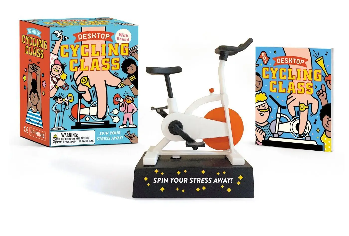 Cover: 9780762482153 | Desktop Cycling Class: Spin Your Stress Away! | Eliza Berkowitz | Buch