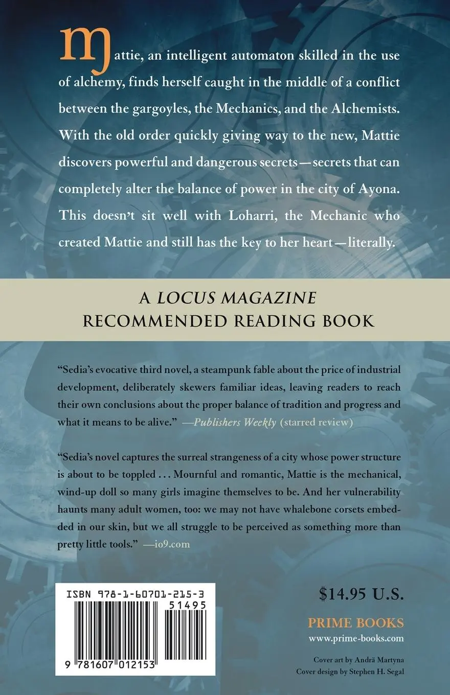 Rückseite: 9781607012153 | The Alchemy of Stone | Ekaterina Sedia | Taschenbuch | Englisch | 2010