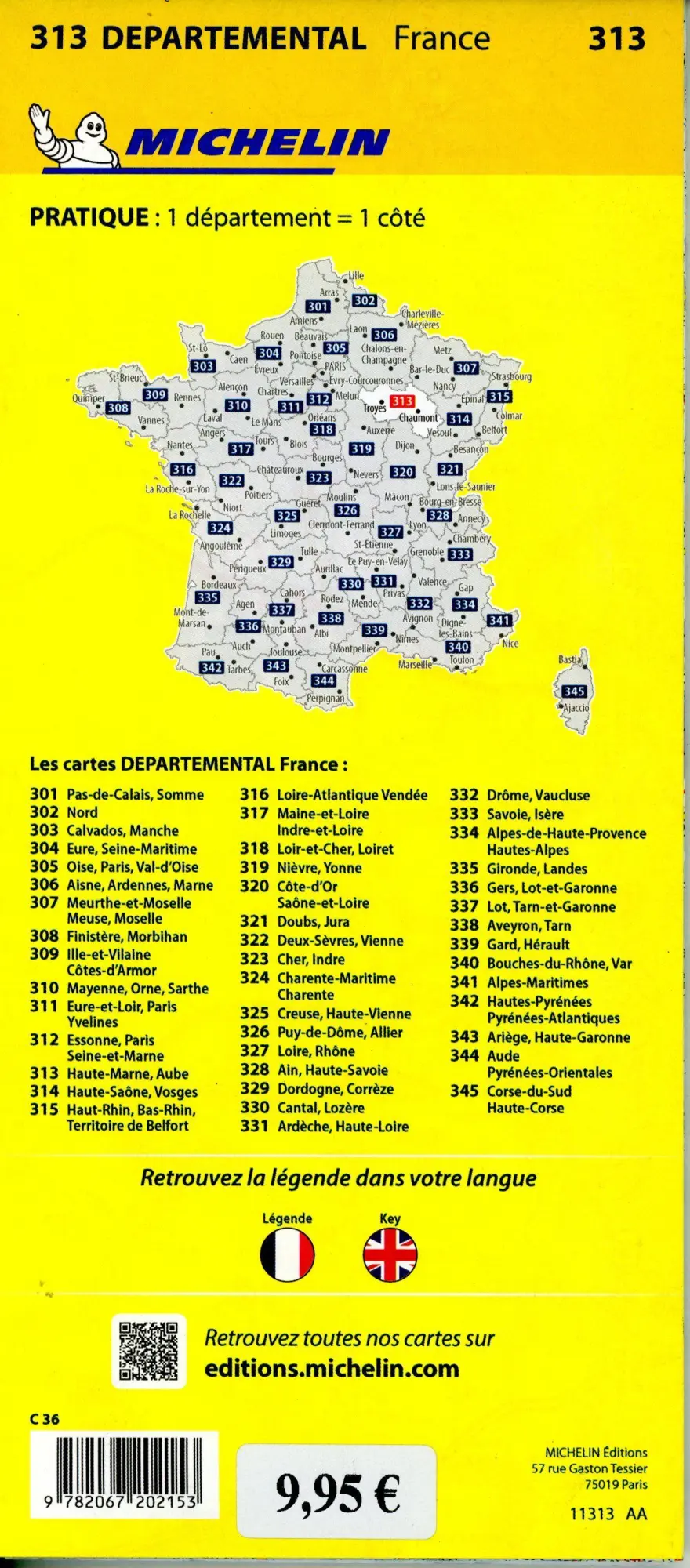 Bild: 9782067202153 | Michelin Südl.Champagne | Map | (Land-)Karte | 1 S. | Französisch