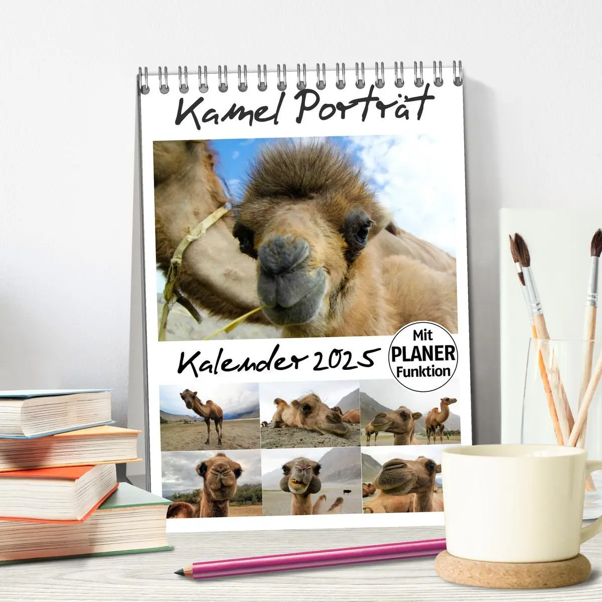 Bild: 9783457022153 | Kamel Porträt (Tischkalender 2025 DIN A5 hoch), CALVENDO...
