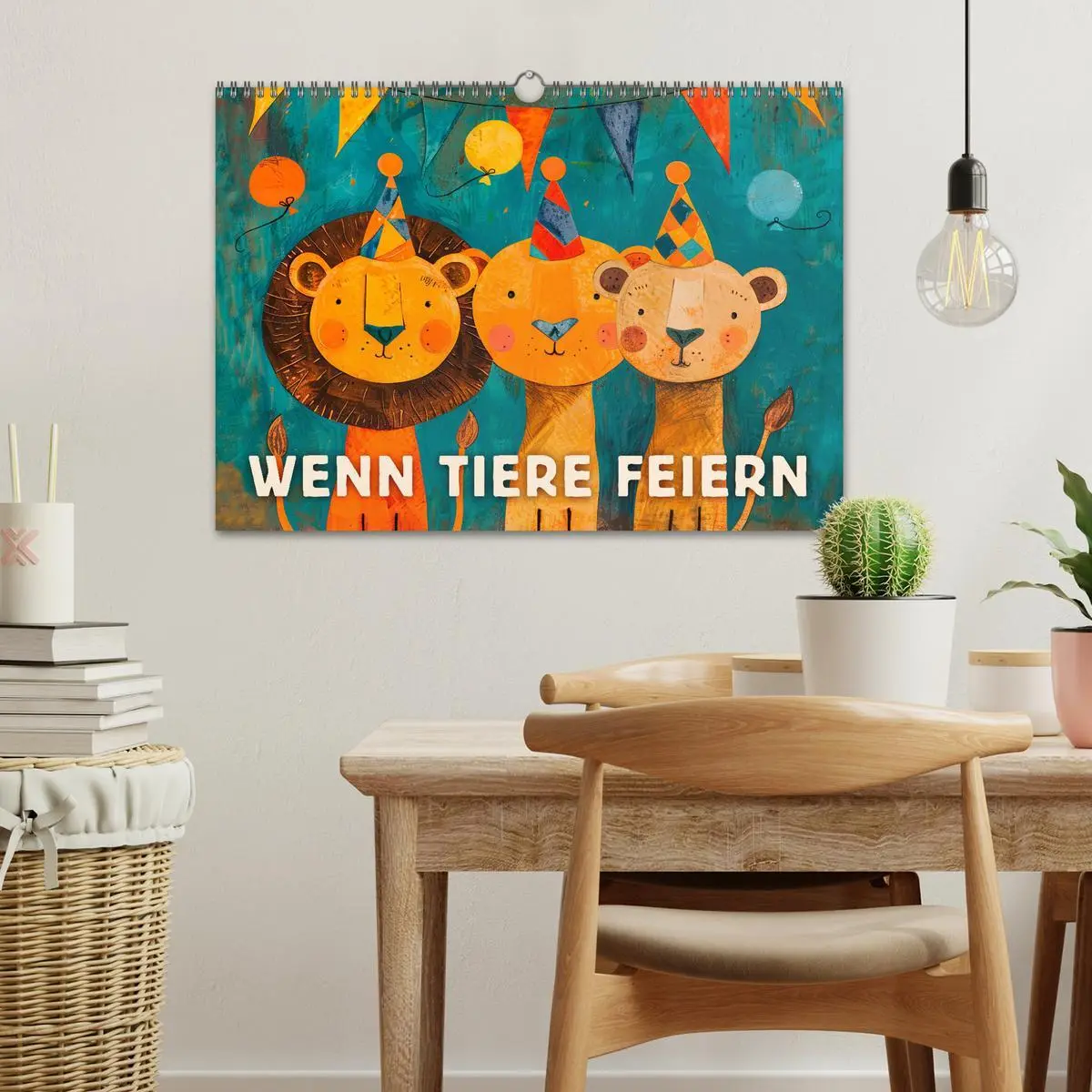 Bild: 9783457402153 | Wenn Tiere feiern (Wandkalender 2026 DIN A3 quer), CALVENDO...