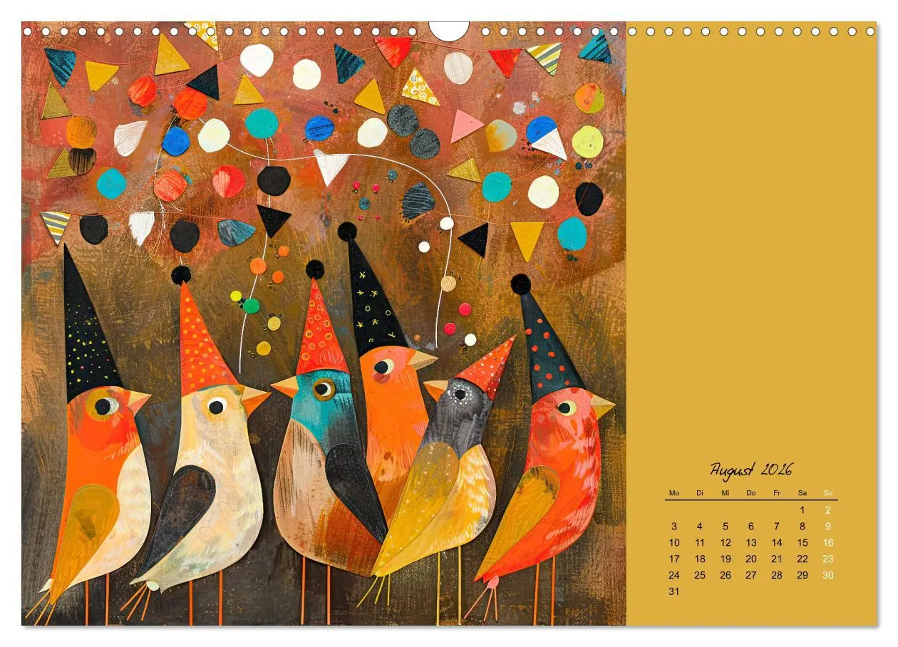 Bild: 9783457402153 | Wenn Tiere feiern (Wandkalender 2026 DIN A3 quer), CALVENDO...