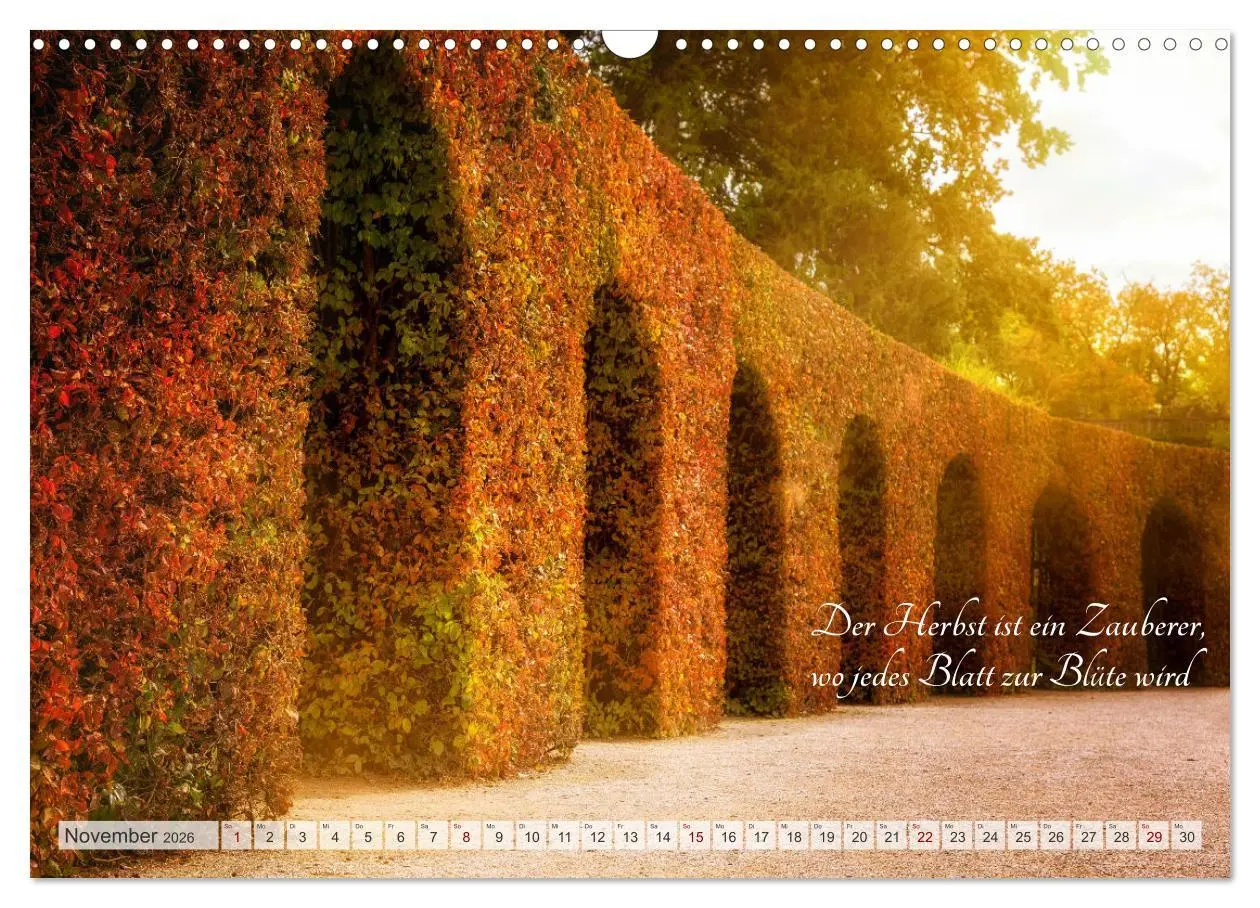 Bild: 9783457572153 | Lieblingsgärten mit poetischen Sinnsprüchen (Wandkalender 2026 DIN...