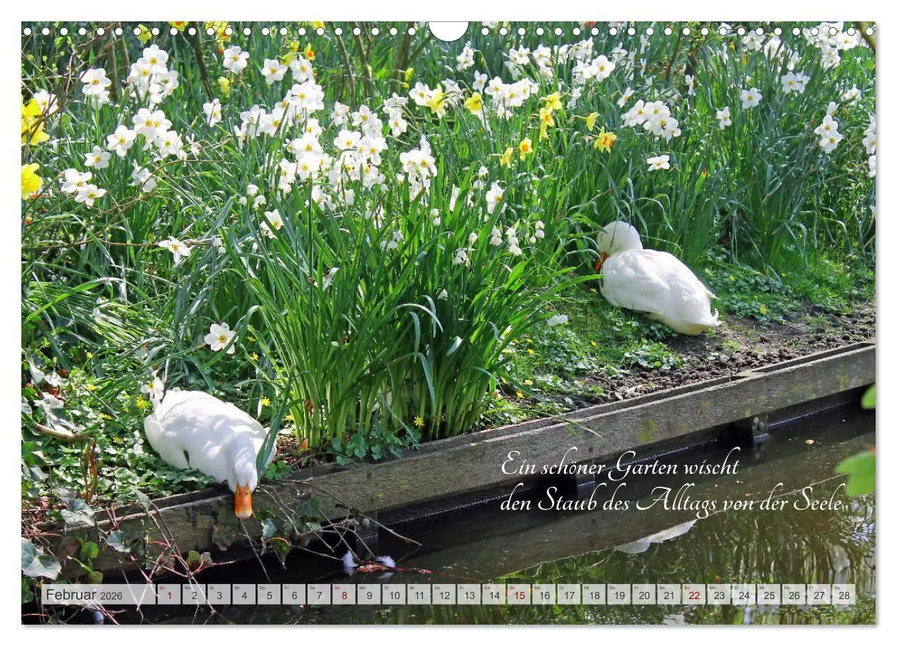 Bild: 9783457572153 | Lieblingsgärten mit poetischen Sinnsprüchen (Wandkalender 2026 DIN...