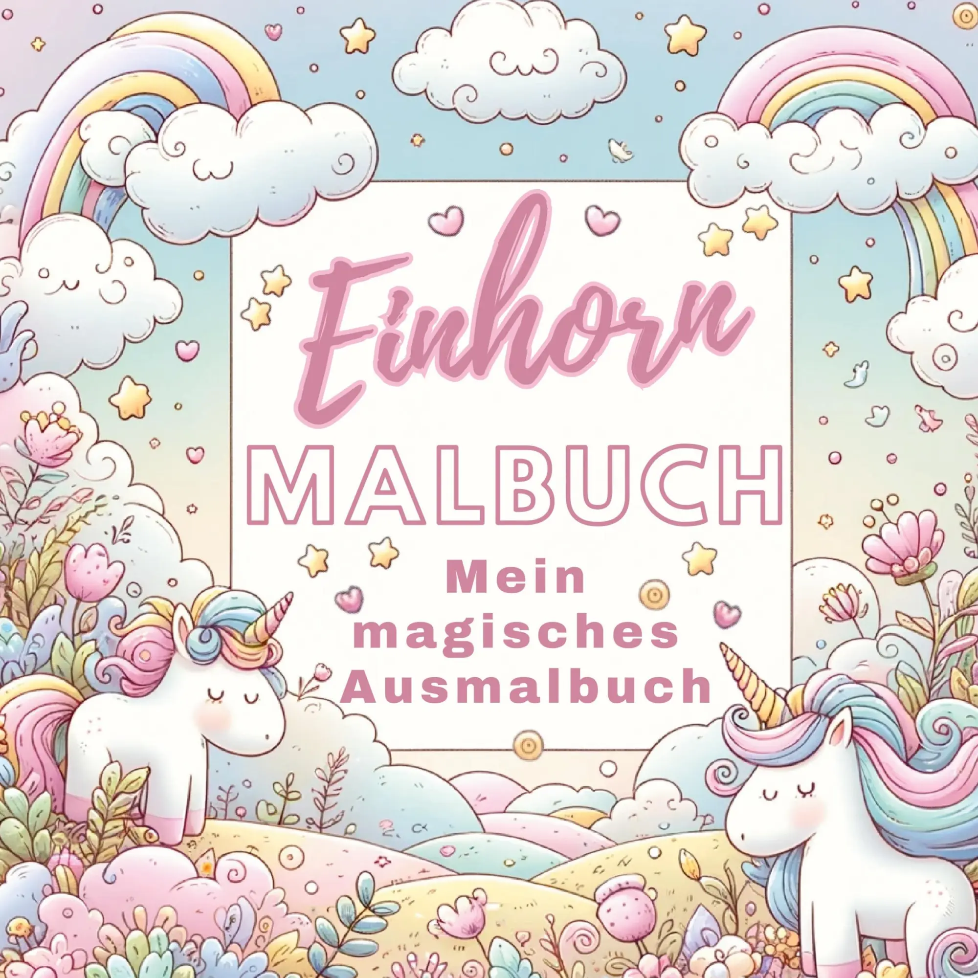Cover: 9783691042153 | Einhorn Malbuch - Mein magisches Ausmalbuch | Inspirations Lounge