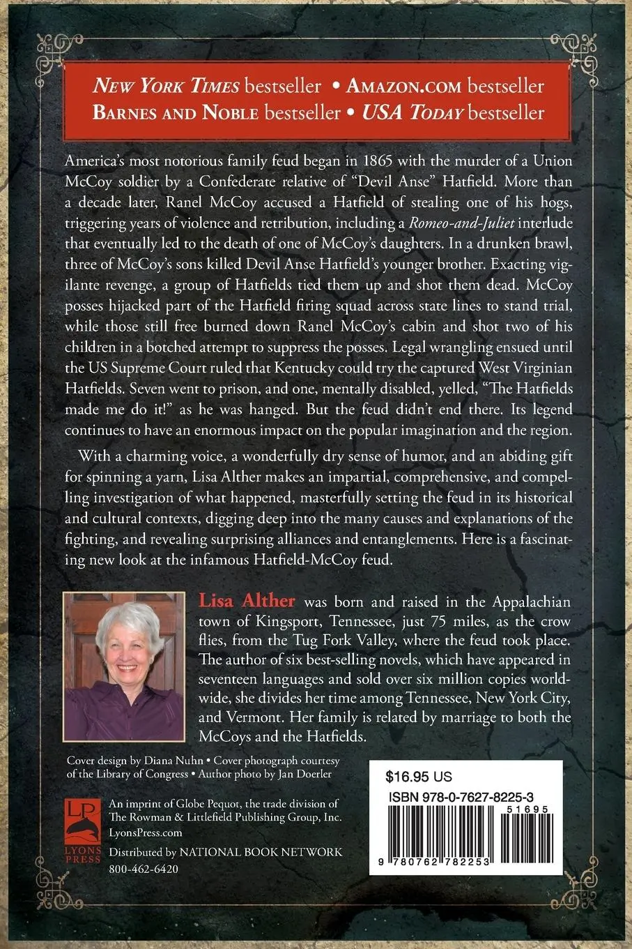 Rückseite: 9780762782253 | Blood Feud | Lisa Alther | Taschenbuch | Kartoniert / Broschiert