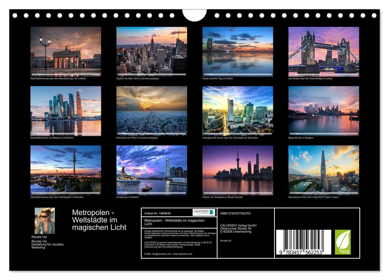 Bild: 9783457562253 | Metropolen - Weltstädte im magischen Licht (Wandkalender 2026 DIN...
